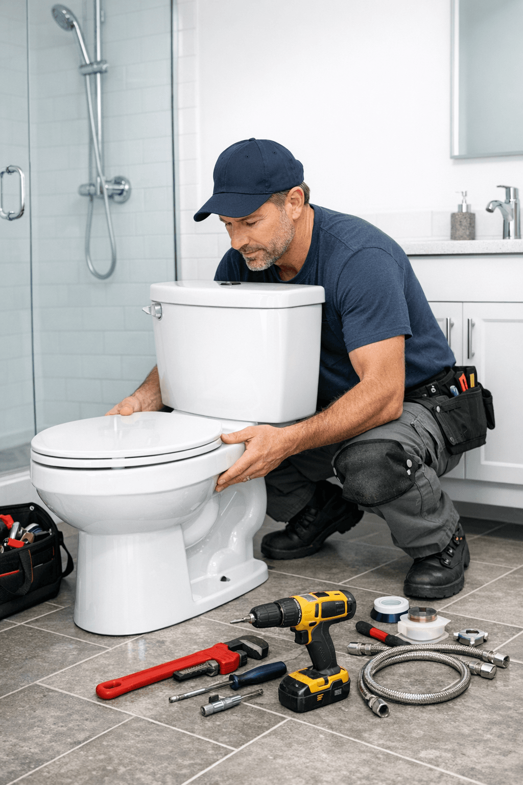 Toilet repairs and installation