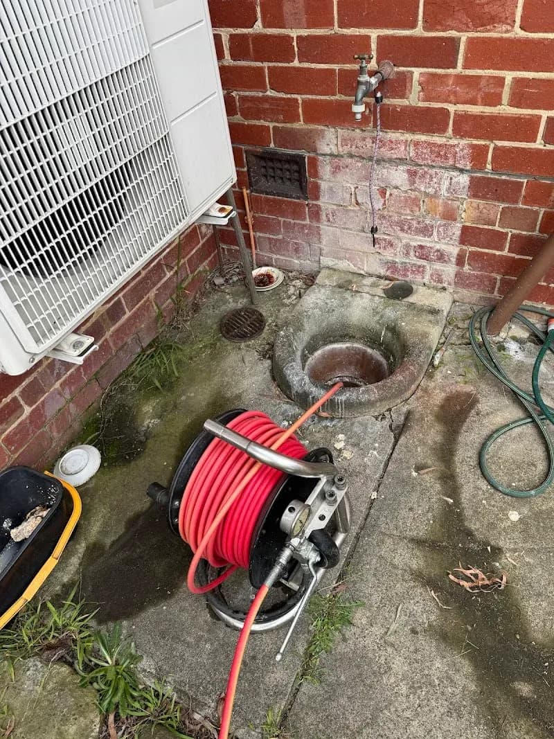 Blocked drain clearing and inspection